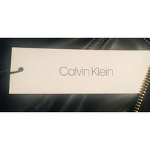 Load image into Gallery viewer, (SOLD) Calvin Klein Sleeveless Faux Leather Sheath Dress