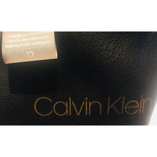 Load image into Gallery viewer, (SOLD) Calvin Klein Sleeveless Faux Leather Sheath Dress