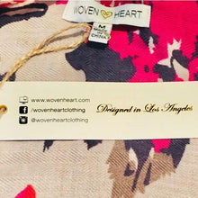 Load image into Gallery viewer, Woven Heart Tribal and Floral Kimono