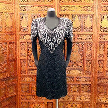 Load image into Gallery viewer, Vintage 80’s Laurence Kazar Beaded Sequin Dress