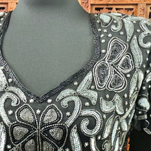Load image into Gallery viewer, Vintage 80’s Laurence Kazar Beaded Sequin Dress