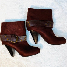 Load image into Gallery viewer, Unlisted by Kenneth Cole Suede Booties