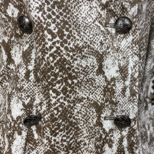 Load image into Gallery viewer, Ed Hardy Reptile Skin Print Jacket Blazer