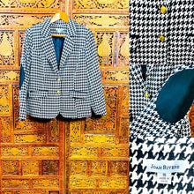 Load image into Gallery viewer, Joan Rivers Classics Collection Houndstooth Blazer