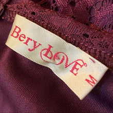 Load image into Gallery viewer, Berry Love Lace Tank Mini Dress NWT