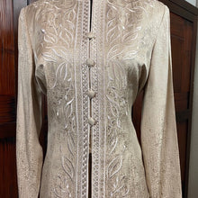 Load image into Gallery viewer, Adrianna Papéll Vintage Silk Suit Embroidered