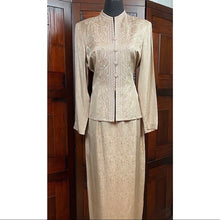 Load image into Gallery viewer, Adrianna Papéll Vintage Silk Suit Embroidered