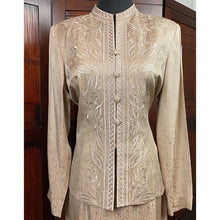 Load image into Gallery viewer, Adrianna Papéll Vintage Silk Suit Embroidered