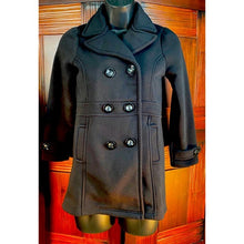 Load image into Gallery viewer, Unik Junior’s Double Breasted Peacoat Jacket