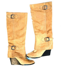 Load image into Gallery viewer, (SOLD) Vince Camuto Leather Knee High Boots