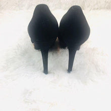 Load image into Gallery viewer, (SOLD) Gianni Bini Black Suede Stiletto Heel Pump