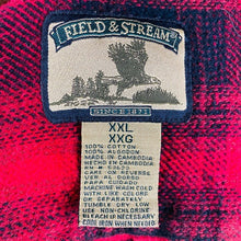 Load image into Gallery viewer, Field & Stream Red Flannel Button Down Shirt