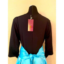 Load image into Gallery viewer, Long Sleeve High-Low V-Neck Bridesmaid Dress NWT