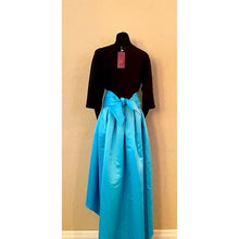 Load image into Gallery viewer, Long Sleeve High-Low V-Neck Bridesmaid Dress NWT