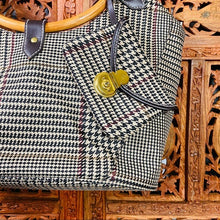 Load image into Gallery viewer, Vintage Ralph Lauren Houndstooth Shoulder Bag