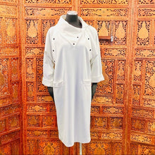Load image into Gallery viewer, Vintage Leslie Fay Cowl Neck Sweater Dress