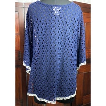 Load image into Gallery viewer, Lavish Hand Knit Crochet Shawl Poncho