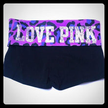 Load image into Gallery viewer, Victoria’s Secret Pink Bling Yoga Shortie