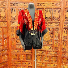 Load image into Gallery viewer, Vintage 80’s Spencer Alexis Velvet Satin Cardigan