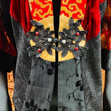 Load image into Gallery viewer, Vintage 80’s Spencer Alexis Velvet Satin Cardigan