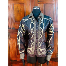 Load image into Gallery viewer, Versace Barocco Medusa Inspired Women’s Blouse