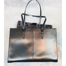 Load image into Gallery viewer, Wilson’s Leather Metallic Laptop Bag Tote