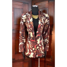 Load image into Gallery viewer, Vintage 1980’s All Seasons Fall Pattern Blazer