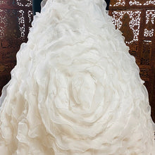 Load image into Gallery viewer, (00) Strapless Layered Wedding Gown with Train