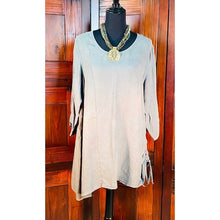 Load image into Gallery viewer, Et’ Lois Women’s Asymmetrical Drawstring Tunic