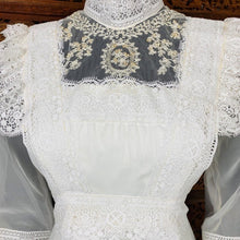 Load image into Gallery viewer, (03) Vintage Edwardian Wedding Gown Bridal Gown