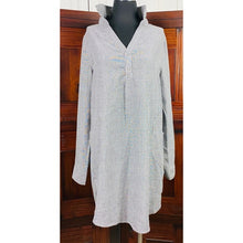 Load image into Gallery viewer, 🌙 Crescent Stripe Point Collar Night Shirt
