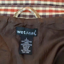 Load image into Gallery viewer, Wet Seal Junior’s Plaid Jacket
