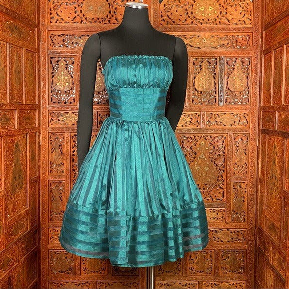 Betsey Johnson Emerald Green Cocktail Dress
