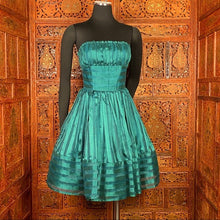 Load image into Gallery viewer, Betsey Johnson Emerald Green Cocktail Dress
