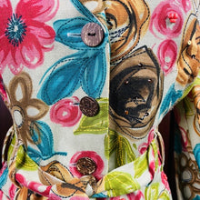 Load image into Gallery viewer, Emma &amp; James Floral Linen Beaded Sequin Blazer
