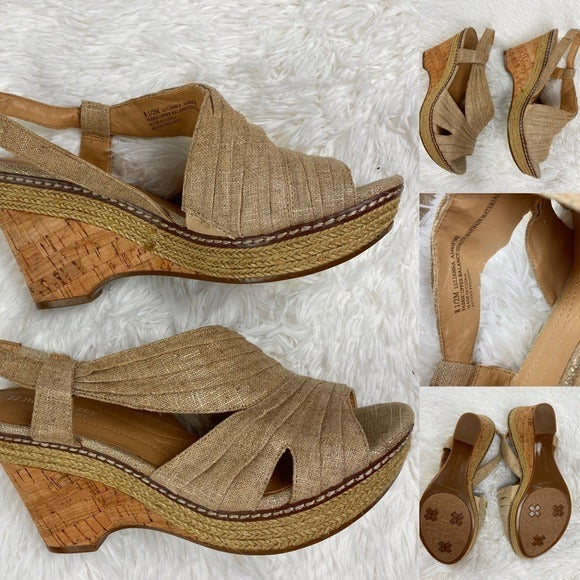 Naturalizer Luliana N5 Comfort Wedge Sandal NWOT