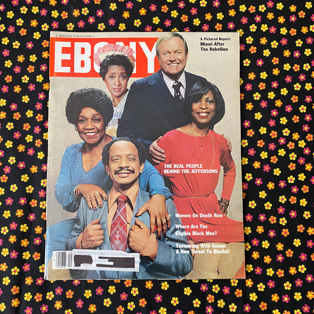 Vintage Ebony Magazine featuring The Jeffersons Cast