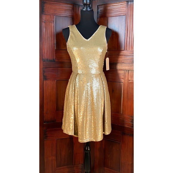 Copper Key🗝 Sequin Mini Dress