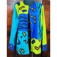 Load image into Gallery viewer, Women’s Vibrant Multi Color Jacket
