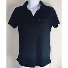 Load image into Gallery viewer, Karen Scott Women’s Studded Polo Blouse
