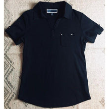 Load image into Gallery viewer, Karen Scott Women’s Studded Polo Blouse
