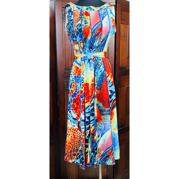 ILE New York Sheath Dress with Tie Belt