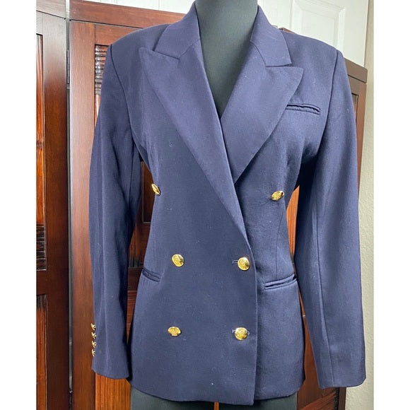 (SOLD) Austin Reed Double-Breasted Oxford Blazer Jacket