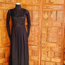Load image into Gallery viewer, Lace Chiffon Tank Bridesmaid Dress NWT
