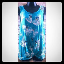 Load image into Gallery viewer, Apt.9 Turquoise sleeveless blouse
