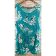 Load image into Gallery viewer, Apt.9 Turquoise sleeveless blouse
