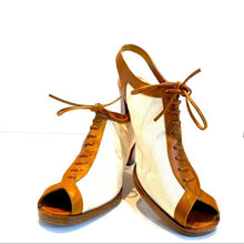 Load image into Gallery viewer, Vintage Anne Klein Collection Sling Lace Up Heels
