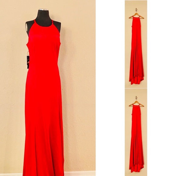 High Neck Dress with Open Back NWT