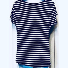 Load image into Gallery viewer, JKLA Navy Blue &amp; White Striped
