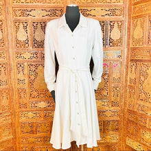 Load image into Gallery viewer, Vintage Leslie Fay Button Down Long Sleeve Dress
